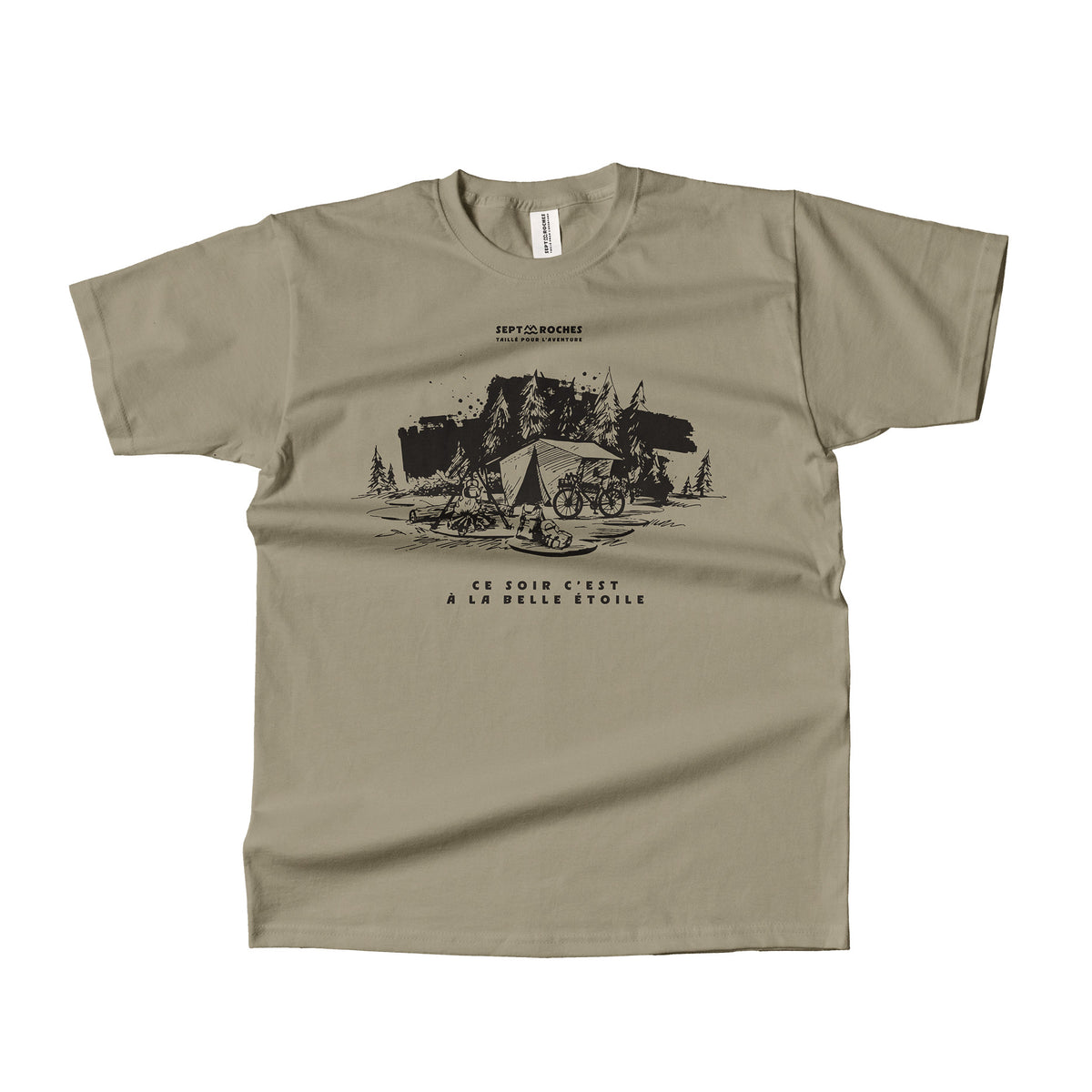 T-shirt Mixte Le camp 100% coton