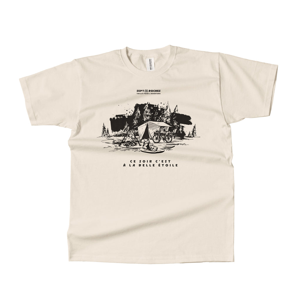 T-shirt Mixte Le camp 100% coton