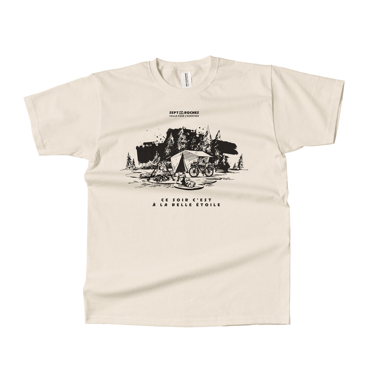 T-shirt Mixte Le camp 100% coton