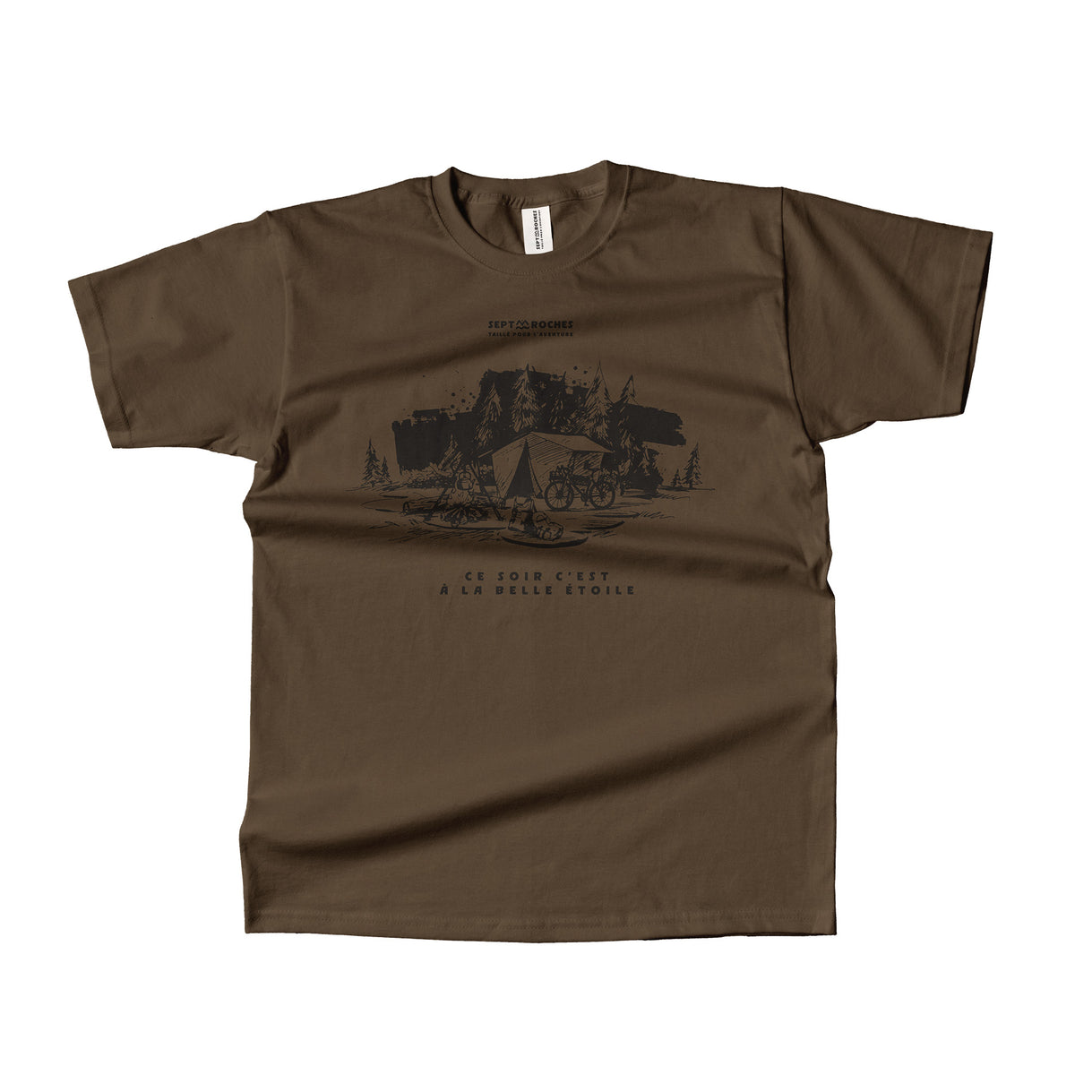 T-shirt Mixte Le camp 100% coton