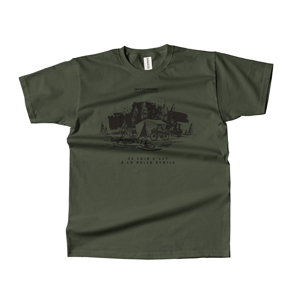 T-shirt Mixte Le camp 100% coton
