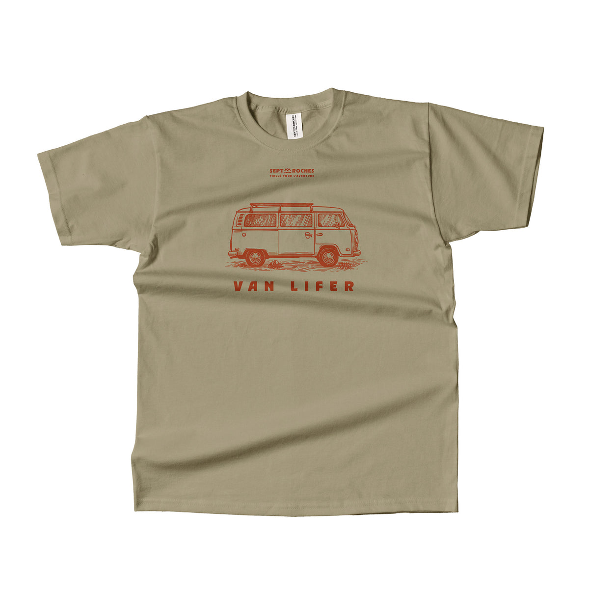 T-shirt Mixte Vanlifer 100% coton