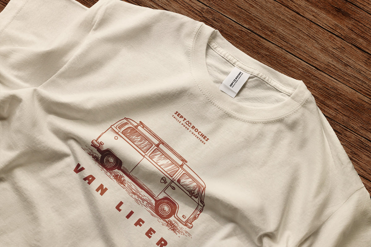 T-shirt Mixte Vanlifer 100% coton