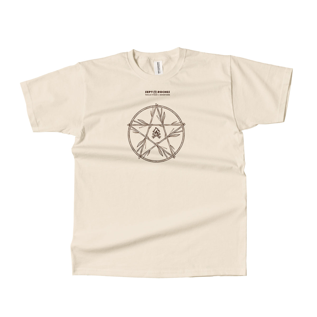 T-shirt Mixte Cercle branches 100% coton