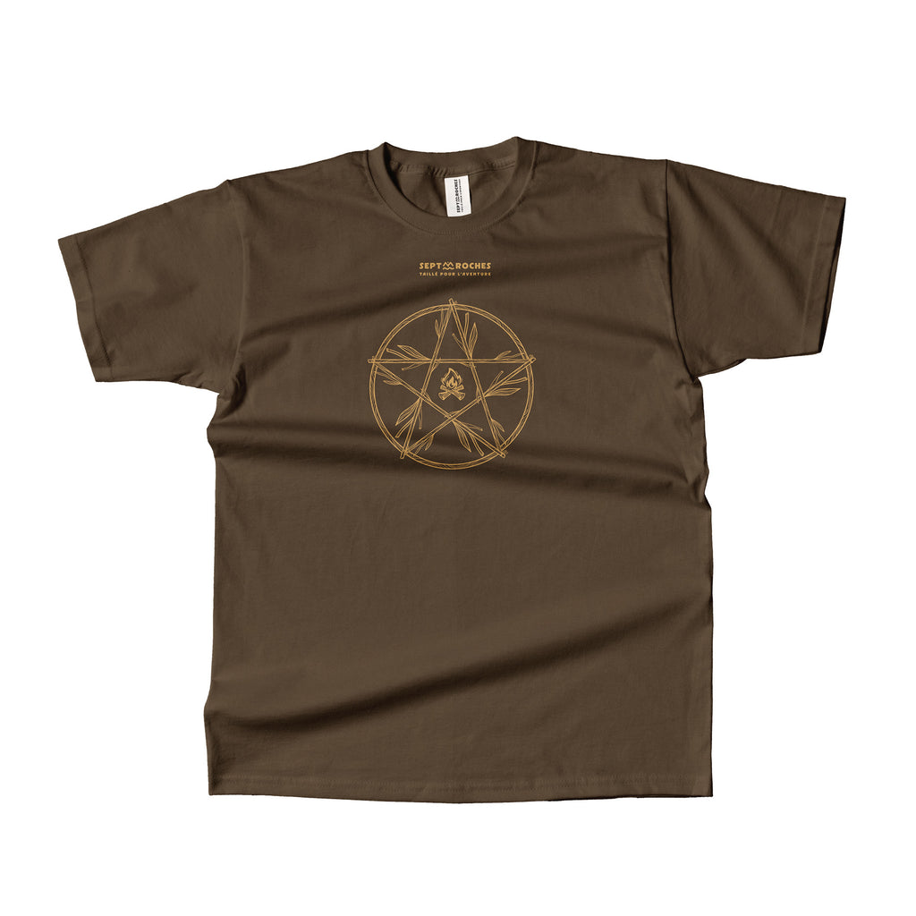 T-shirt Mixte Cercle branches 100% coton