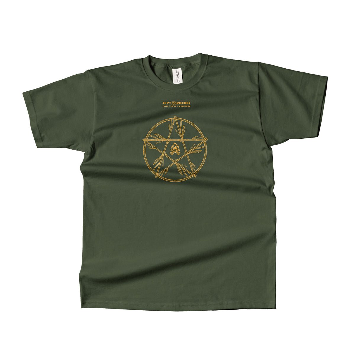 T-shirt Mixte Cercle branches 100% coton