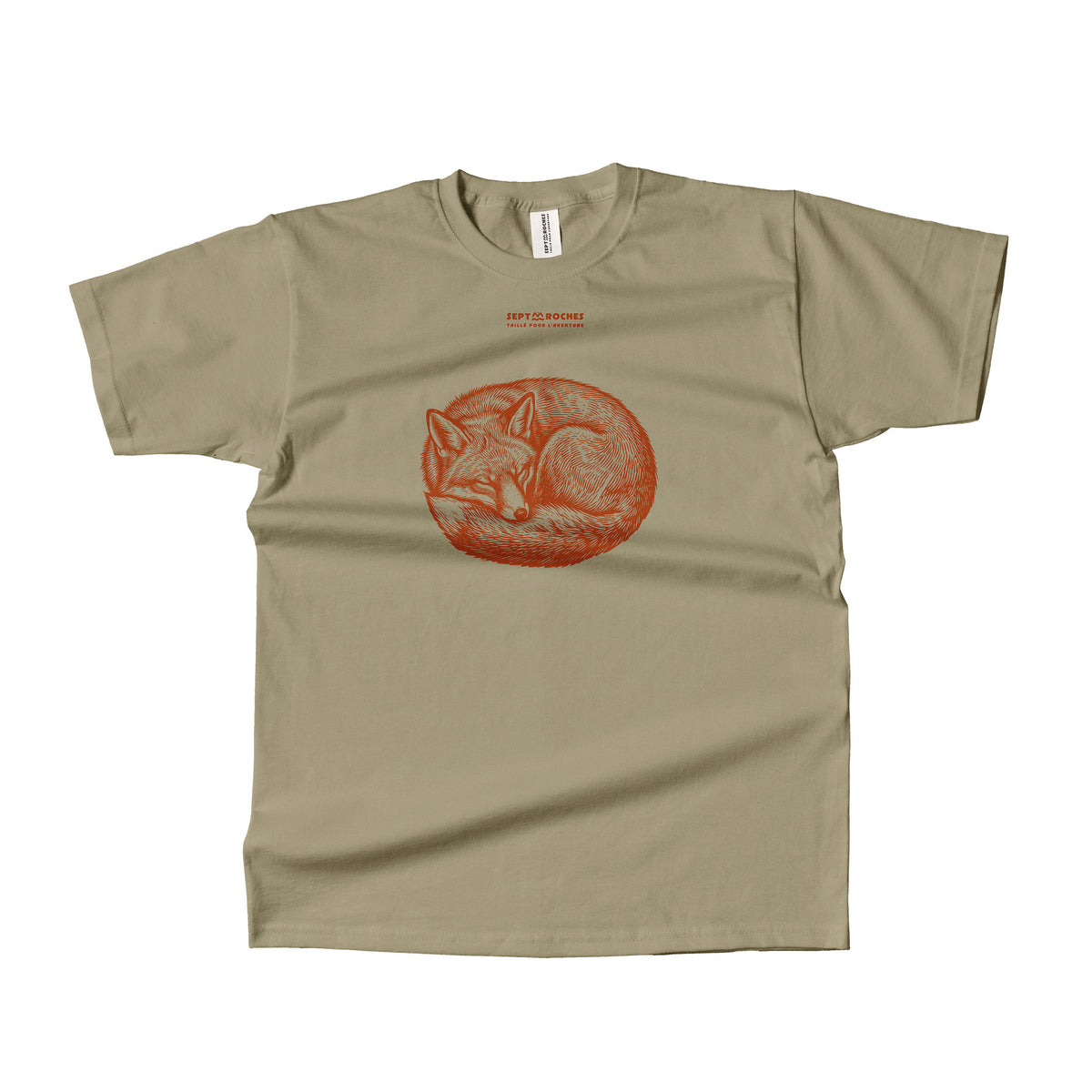 T-shirt Mixte Renard 100% coton
