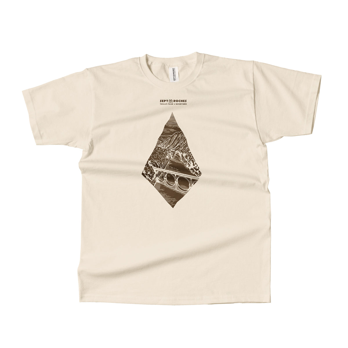 T-shirt Mixte Vallée 100% coton