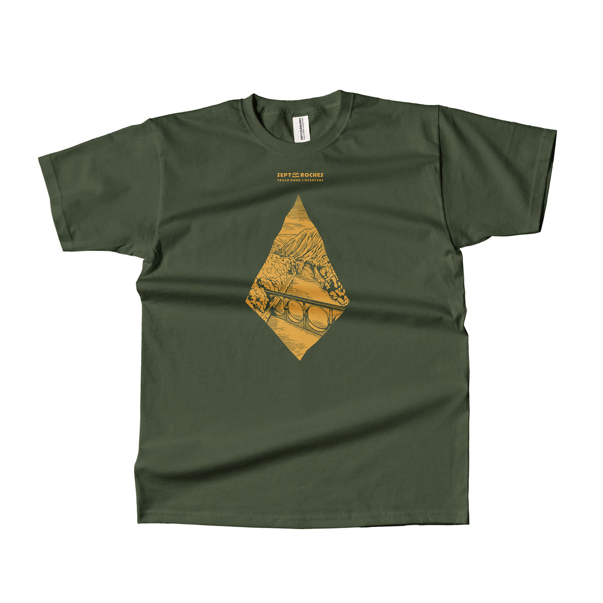 T-shirt Mixte Vallée 100% coton